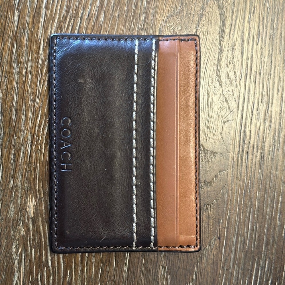 MENS COACH CREDIT CARD CASE